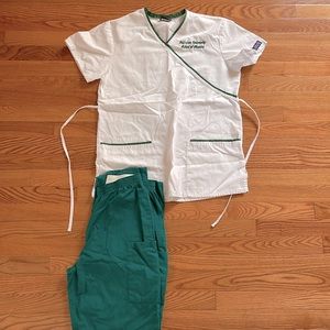 Felician University nursing student scrubs